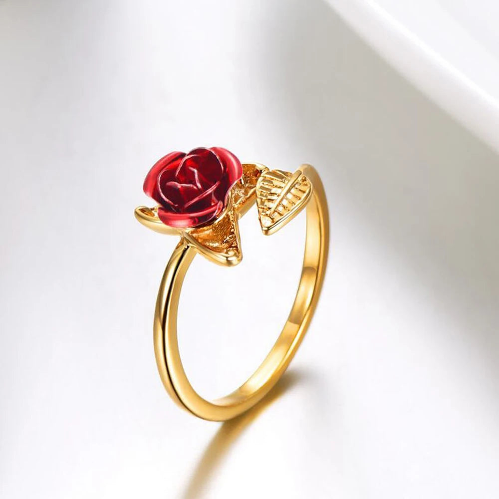 Red Rose Ring - ÉclatMystique