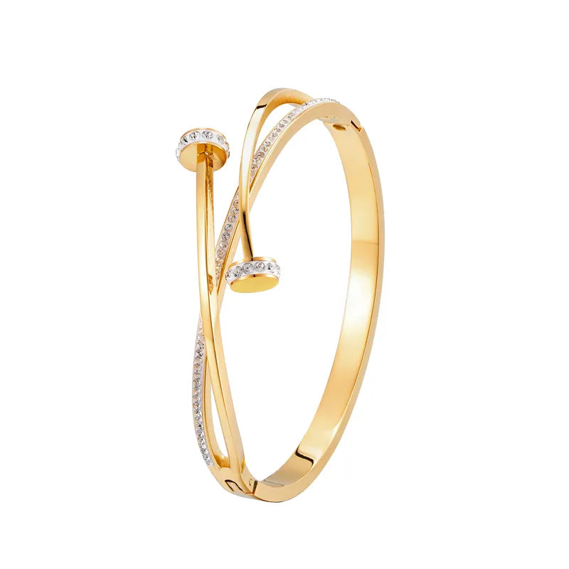 Crystal Nail Head Bracelet - ÉclatMystique
