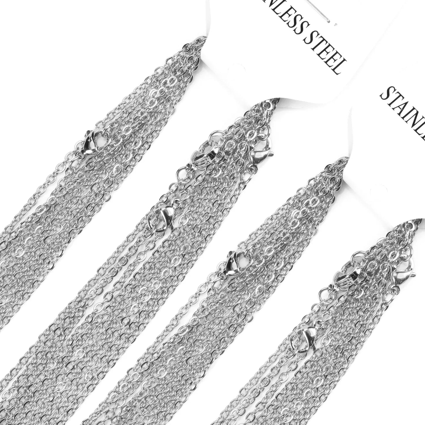 10 Pcs Stainless Steel Chains - ÉclatMystique