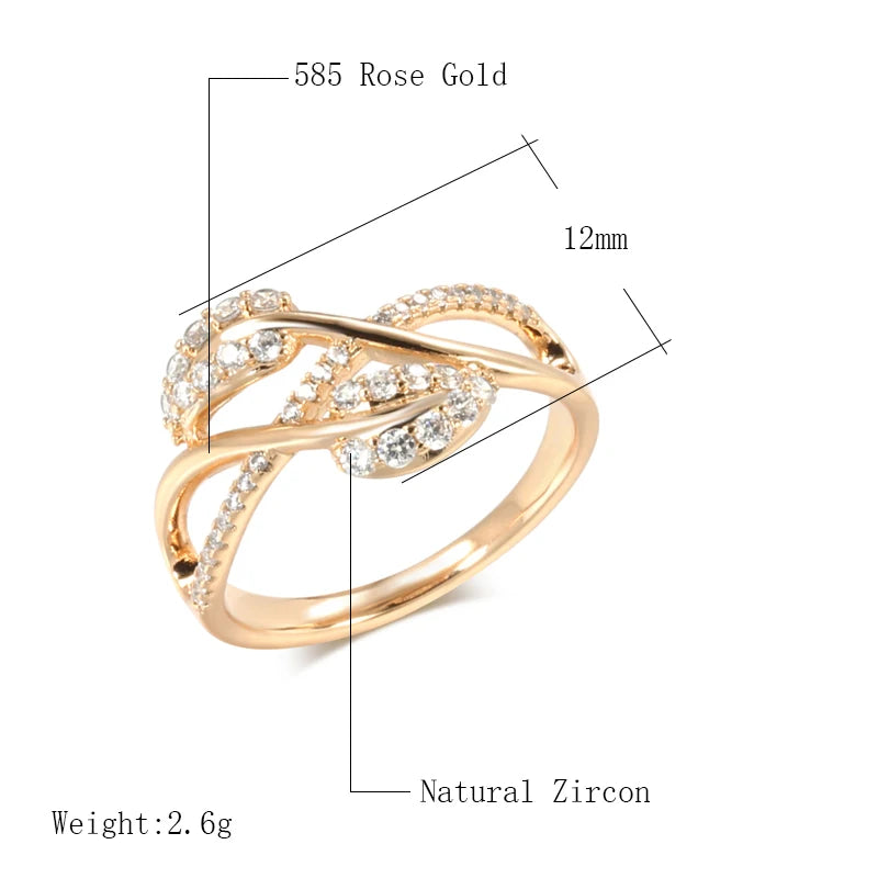 Intertwined Leaf Ring - ÉclatMystique