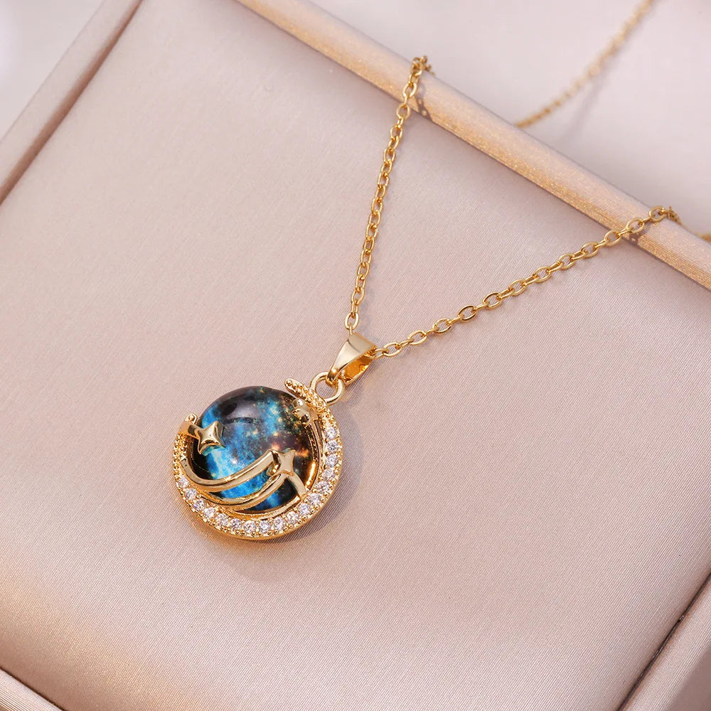 Opal Space Necklaces - ÉclatMystique