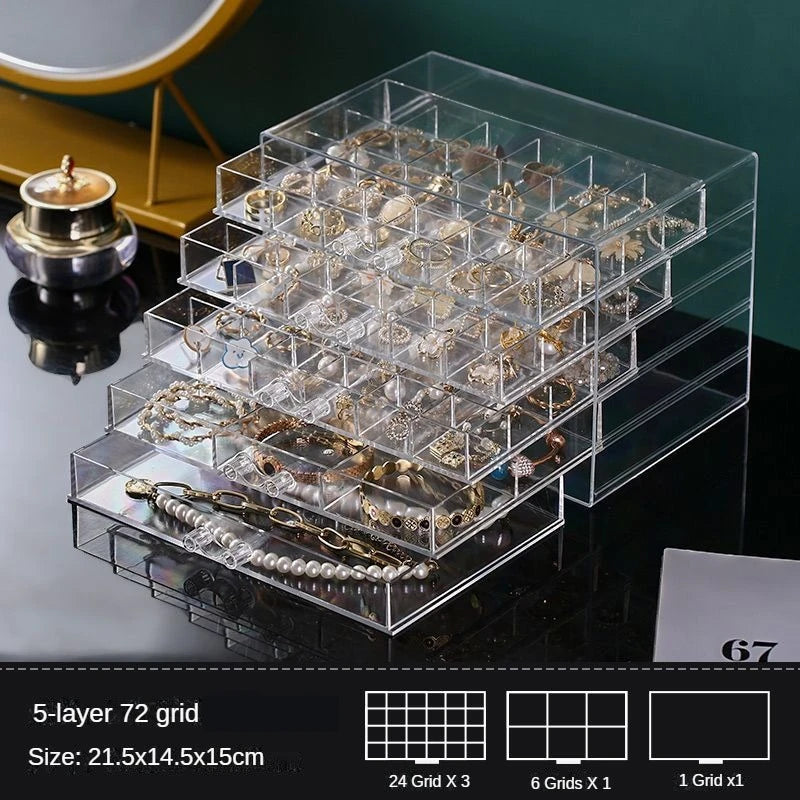 Acrylic Jewelry Organizer - ÉclatMystique