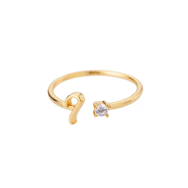 A-Z Initial Ring - ÉclatMystique