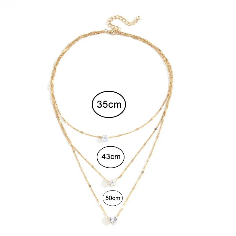 3 Pcs Pearl Necklace Set - ÉclatMystique