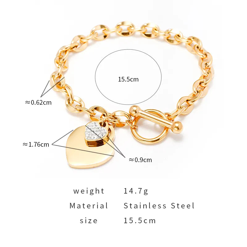 Heart Bracelet - ÉclatMystique