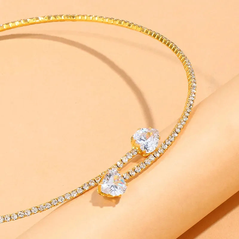 Heart Collar Necklace - ÉclatMystique