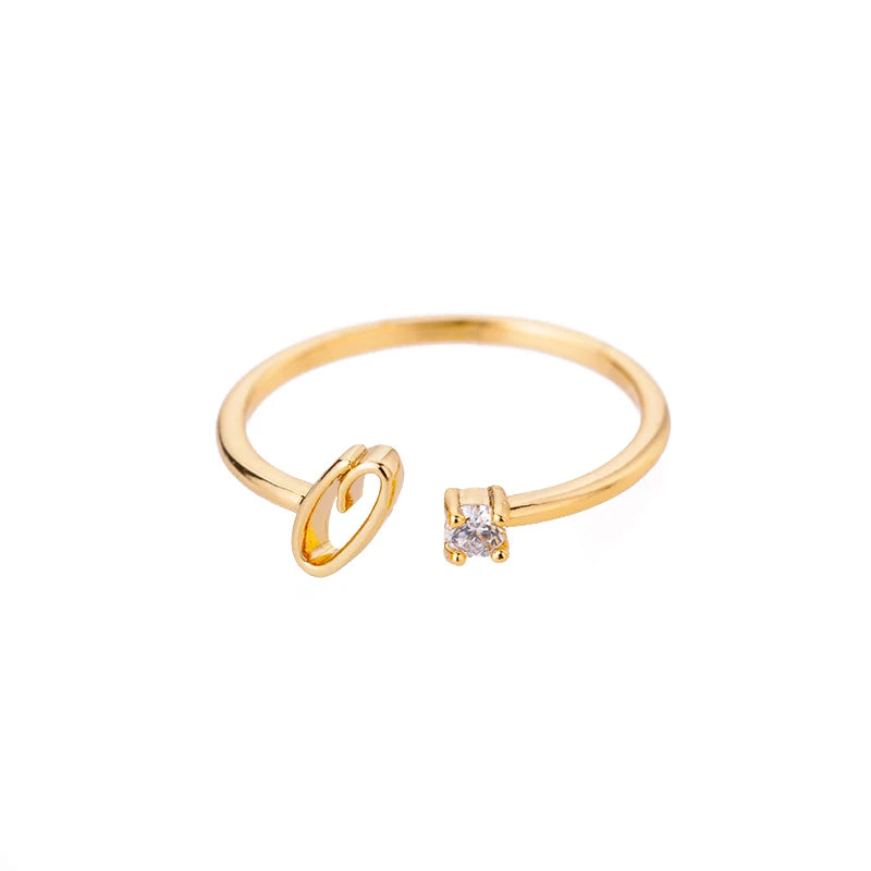 A-Z Initial Ring - ÉclatMystique