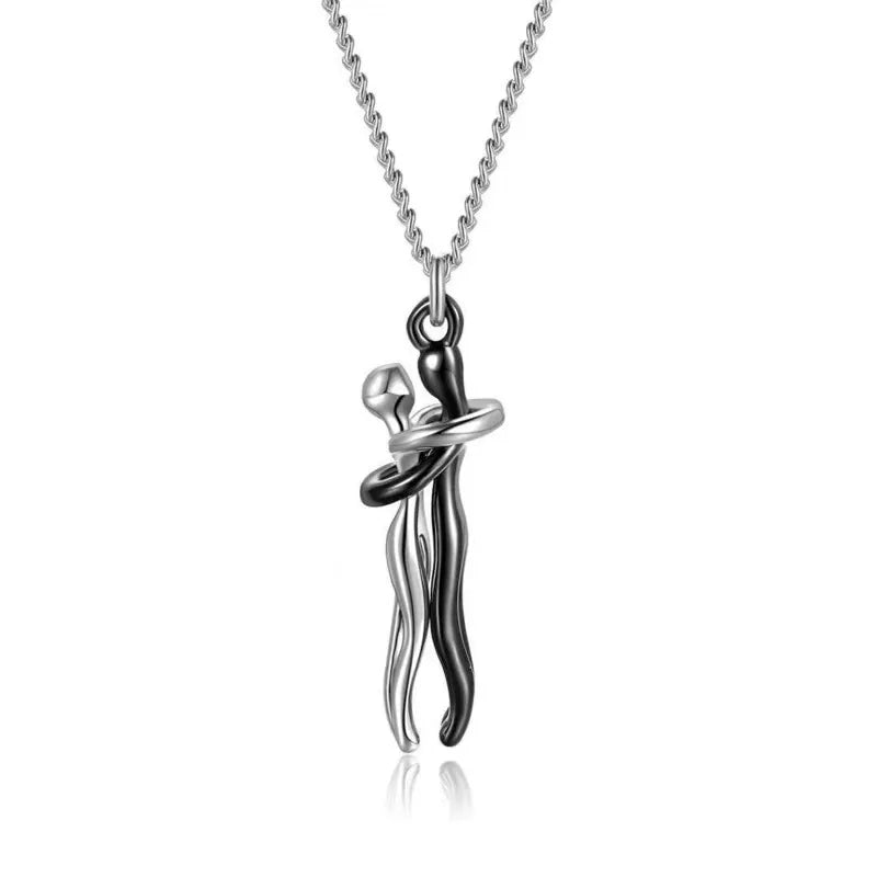 Hugging Couple Necklace - ÉclatMystique