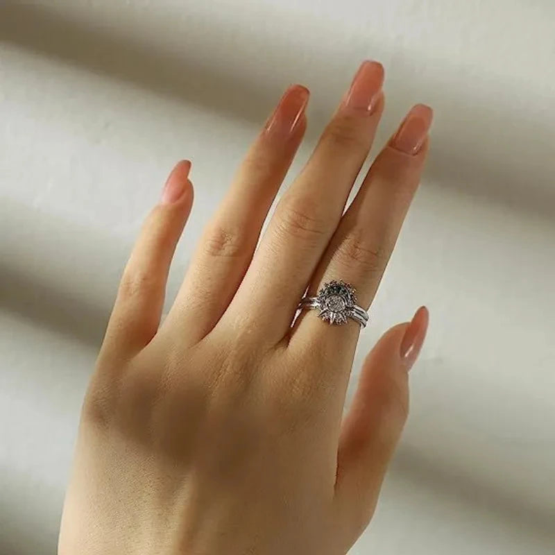 Sun and Moon Ring Set - ÉclatMystique