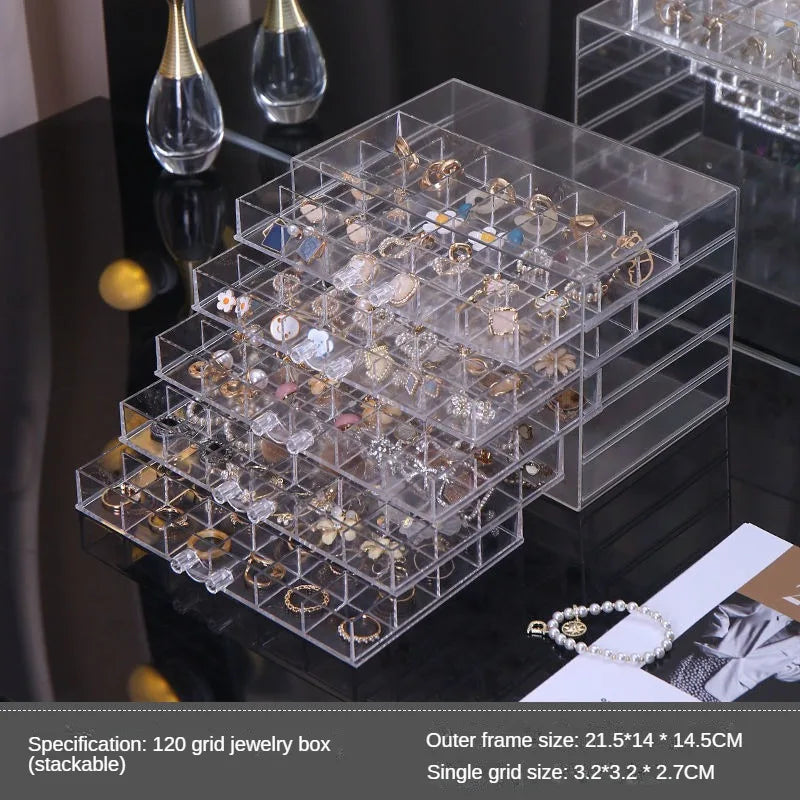 Acrylic Jewelry Organizer - ÉclatMystique