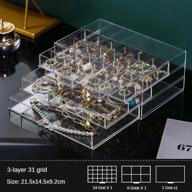 Acrylic Jewelry Organizer - ÉclatMystique