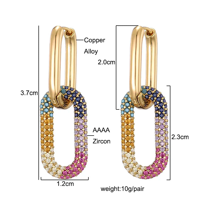 Oval Earrings - ÉclatMystique