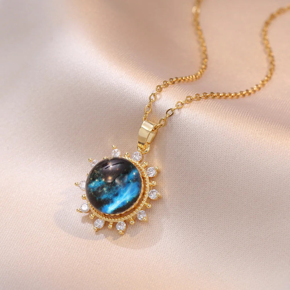 Opal Space Necklaces - ÉclatMystique