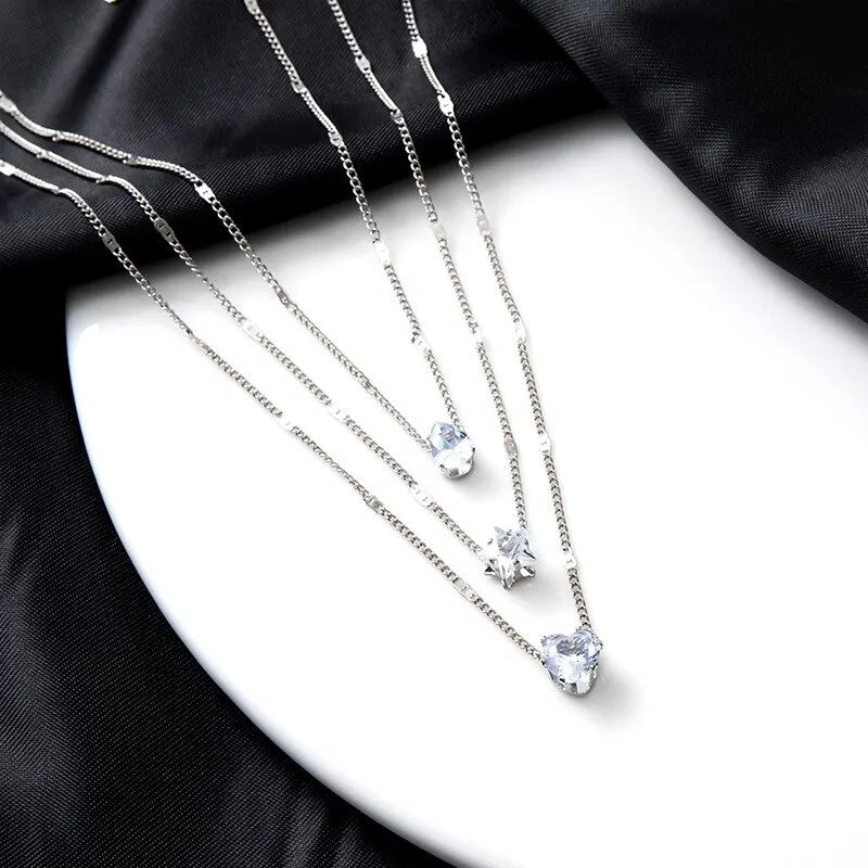 3 Pcs Pearl Necklace Set - ÉclatMystique