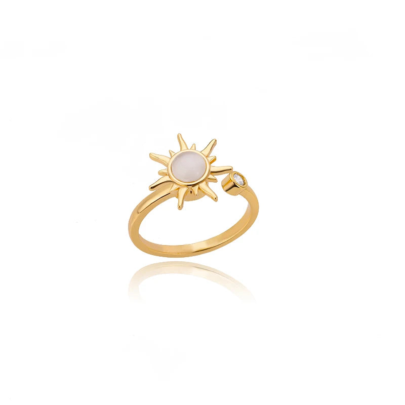 Opal Sun Ring - ÉclatMystique