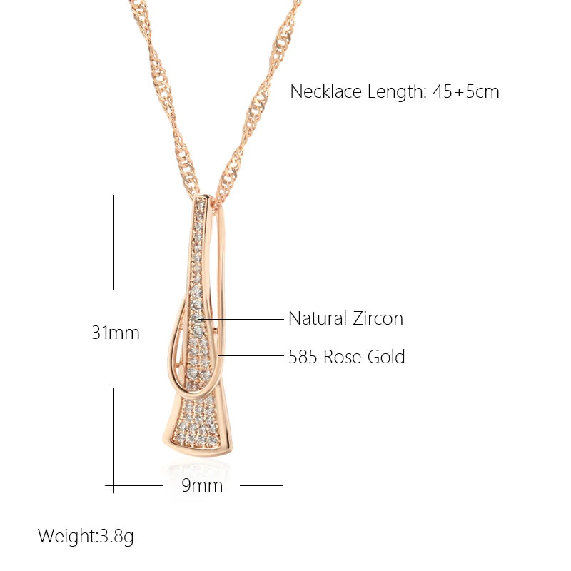 Curve Triangle Necklace - ÉclatMystique