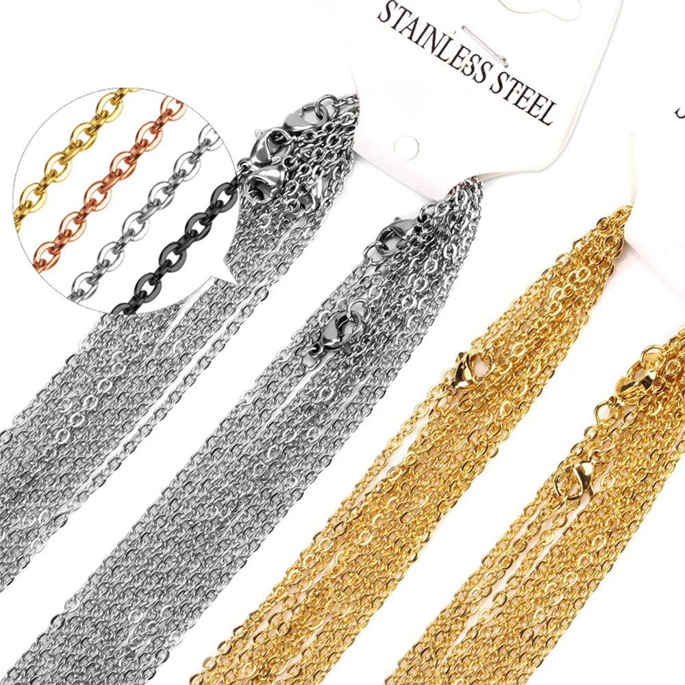 10 Pcs Stainless Steel Chains