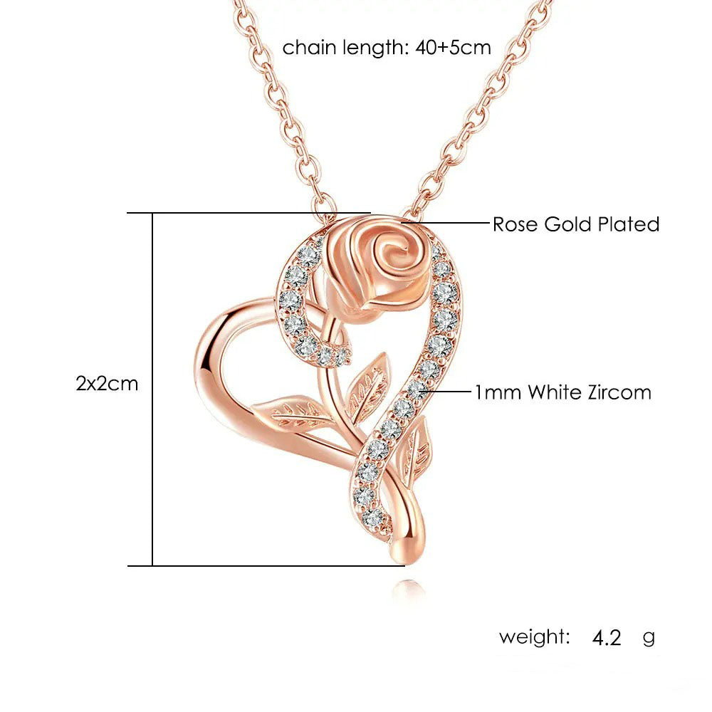 Rose Flower Heart - ÉclatMystique