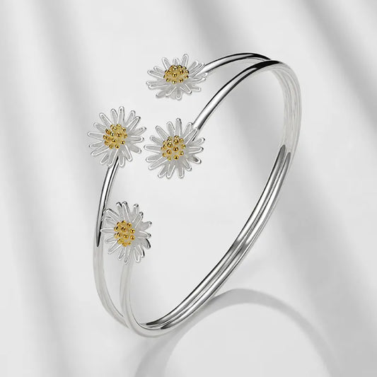 Daisy Flower Bracelet - ÉclatMystique