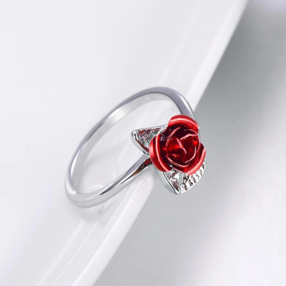 Red Rose Ring - ÉclatMystique