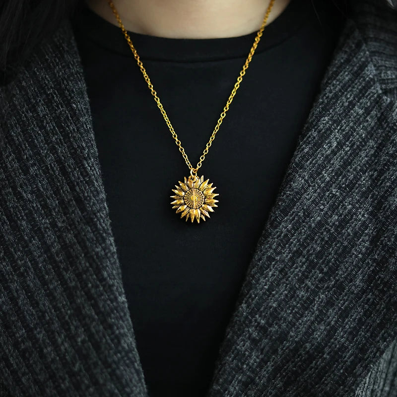 Sunflower Necklace - ÉclatMystique