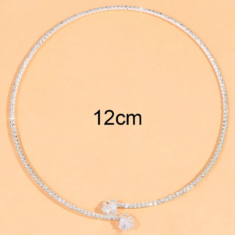 Heart Collar Necklace - ÉclatMystique