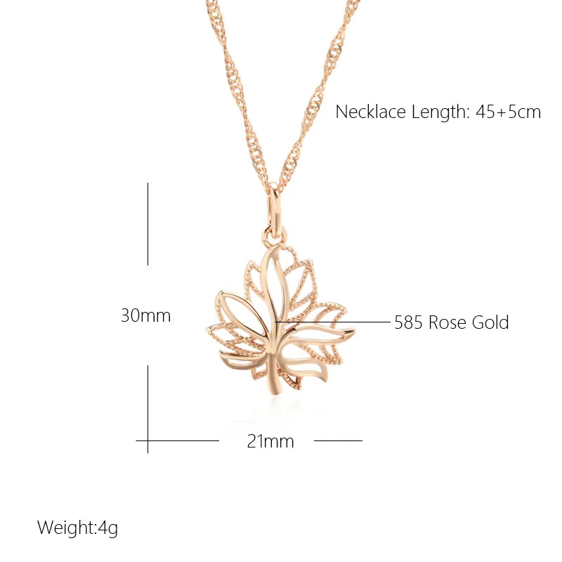 Maple Leaf Necklace - ÉclatMystique